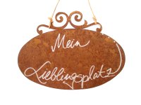 Rostiges Spruch Schild Nostalgie