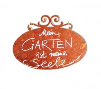 Rostiges Spruch Schild nostalgisch