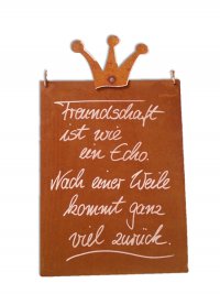 Rost Schild M Krone / Echo Freundschaft Rost Schild M Krone / Echo Freundschaft