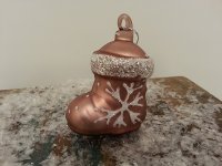 Christbaumschmuck Strumpf rose