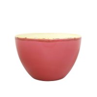 Gr&uuml;n und Form Ital. Keramk Salatsch&uuml;ssel Pink Himbeere