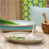 Gr&uuml;n und Form Keramik Antipastischale
