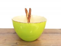 Gr&uuml;n und Form Ital. Keramik Salatschale M apfelgr&uuml;n