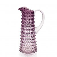 Hobnail Glas Krug hoch violet Hobnail Glas Krug hoch violet