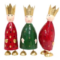 Metall heilige drei Könige M rot grün