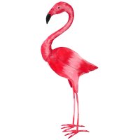 Großer Metall Flamingo von Pape
