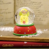 Schneekugel Lotta gelb
