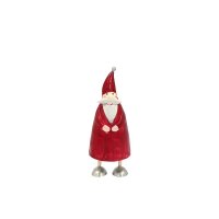 Metall Santa Nick dunkelrot