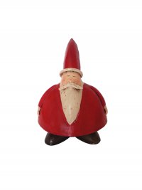 Metall Weihnachtsmann "gem&uuml;tlich" M