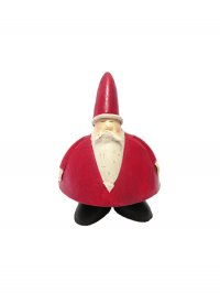 Metall Weihnachtsmann "gem&uuml;tlich" S