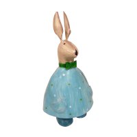 Hase Emmi blau Metall Hase Emmi blau Metall