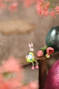 Mini Metall Hase Tom Kantenhocker