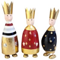 Pape Metall Könige dunkelrot, schwarz und gold XL Pape Metall Könige dunkelrot, schwarz und gold XL